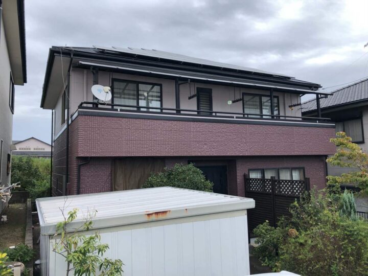 【西尾市S様邸】 シリコン塗料オーデフレッシュSi100Ⅲで外壁塗装、ラジカル制御型塗料ファインパーフェクトベストで屋根塗装