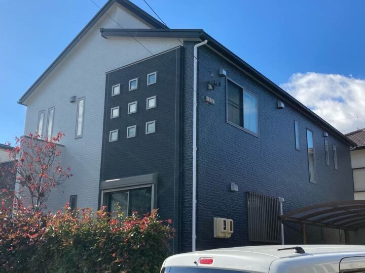 【西尾市○様邸】パーフェクトトップ強力防カビオプションで外壁塗装を行いました！