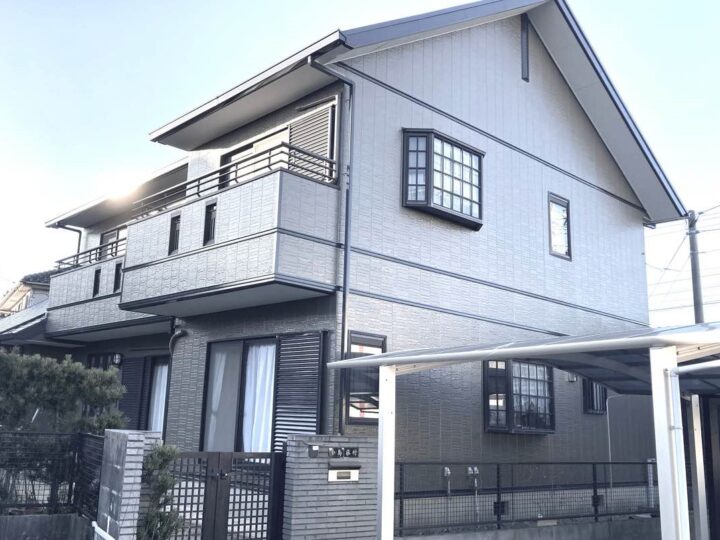 【西尾市　K様邸】セミフロンスーパーアクアⅡで外壁塗装、セミフロンスーパールーフⅡで屋根塗装を行いました！