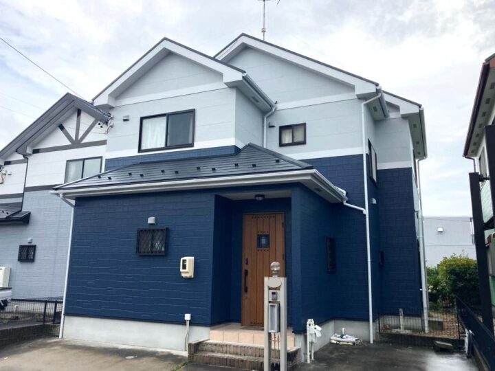 【岡崎市F様邸】オーデフレッシュSi100Ⅲで外壁塗装、ファインシリコンベストで屋根塗装を行いました！