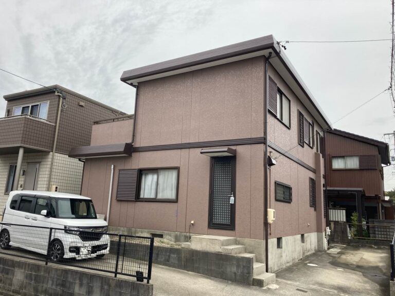 【西尾市S様邸】セミフロンスーパーアクアⅡで外壁塗装、セミフロンスーパールーフⅡで屋根塗装を行いました！