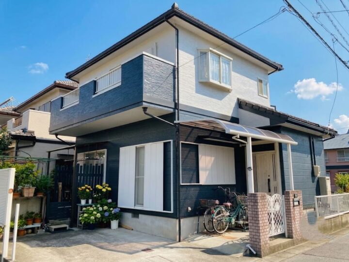 【岡崎市T様邸】セミフロンスーパーアクアⅡで外壁塗装を行いました！