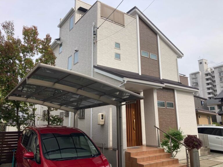 【岡崎市H様邸】セミフロンスーパーアクアⅡで外壁塗装、セミフロンスーパールーフⅡで屋根塗装、スーパーガルテクトで屋根カバー工事を行いました！