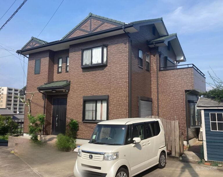 【岡崎市I様邸】セミフロンスーパーアクアⅡで外壁塗装を行いました！