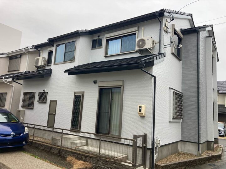 【岡崎市Y様邸】セミフロンスーパーアクアⅡで外壁塗装を行いました！