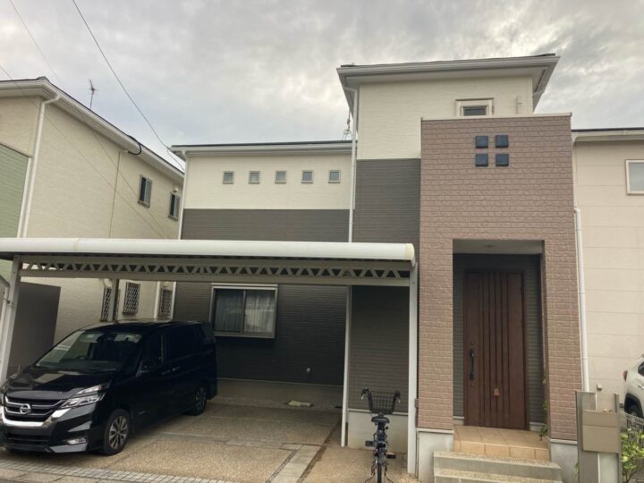 【西尾市E様邸】セミフロンスーパーマイルドIIで外壁塗装を、セミフロンスーパールーフII 遮熱で屋根塗装を行いました！