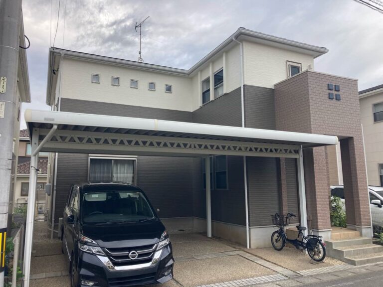 【西尾市E様邸】セミフロンスーパーマイルドIIで外壁塗装を、セミフロンスーパールーフII 遮熱で屋根塗装を行いました！