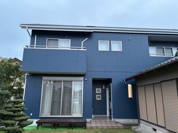 【岡崎市I様邸】セミフロンスーパーアクアⅡで外壁塗装を行いました！