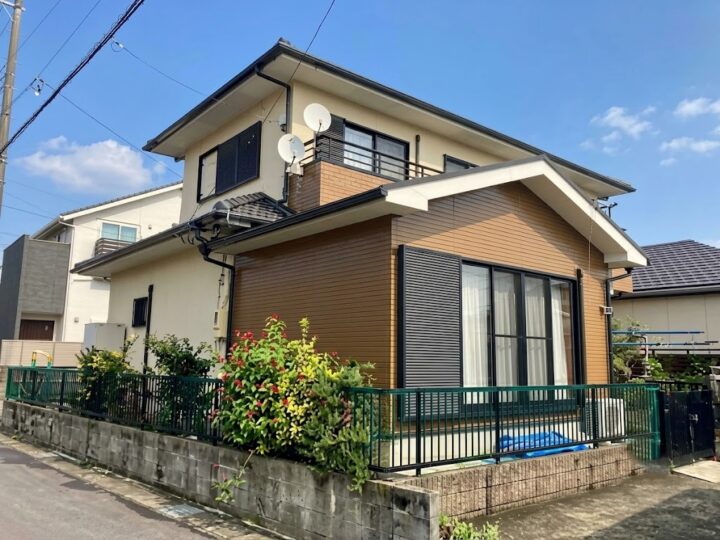 【西尾市K様邸】セミフロンスーパーマイルドIIで外壁塗装、セミフロンスーパールーフIIで屋根塗装を行いました！