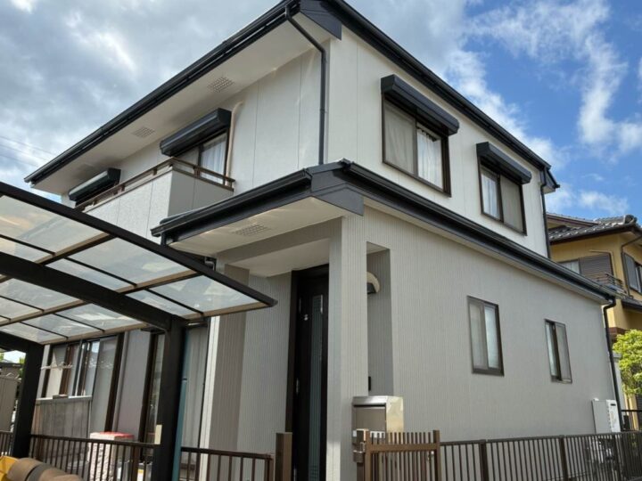 【幸田町Ｙ様邸】セミフロンスーパーアクアⅡで外壁塗装を、セミフロンスーパールーフⅡで屋根塗装を行いました！