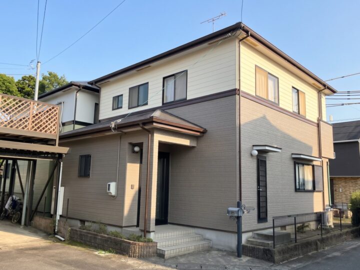 【岡崎市H様邸】パーフェクトトップで外壁塗装、ファインパーフェクトベストで屋根塗装を行いました！