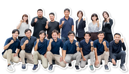 カナルペイントスタッフ集合写真