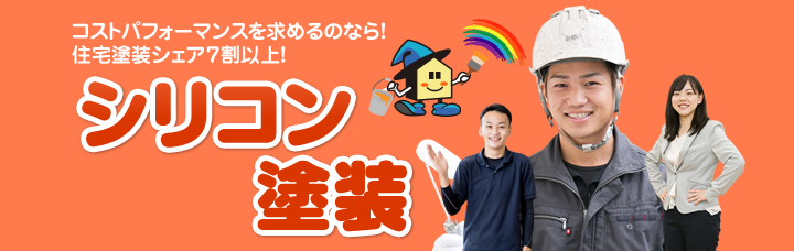 シリコン塗装